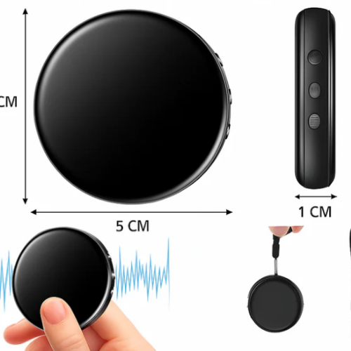 Mini Magnetic Spy Voice Recorder - Discreet Audio Device