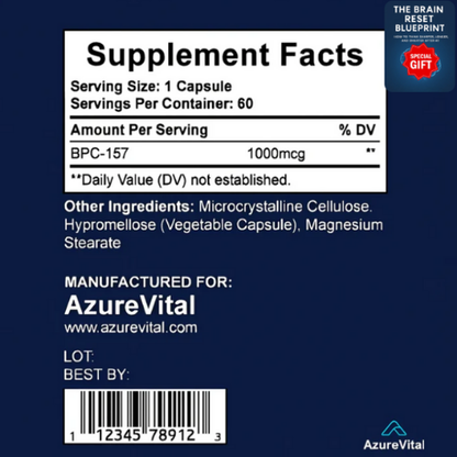 AzureVital BPC-157: Pharmaceutical Grade Repair & Recovery