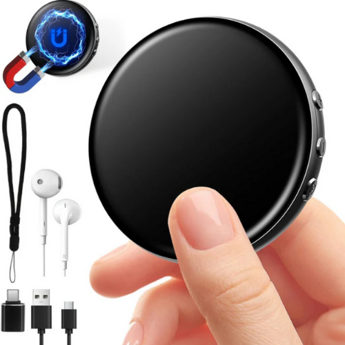 Mini Magnetic Spy Voice Recorder - Discreet Audio Device